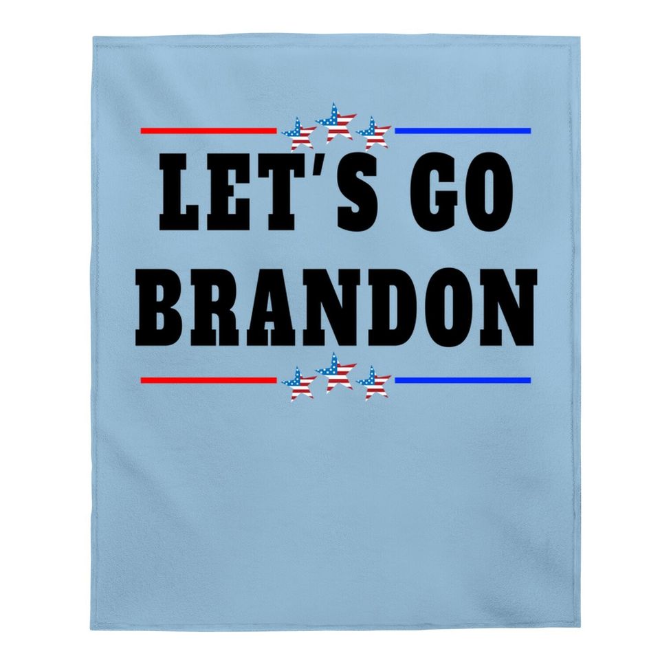 Let's Go Brandon Joe Biden Chant Impeach Costume Baby Blanket