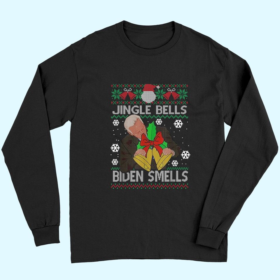 Santa Joe Biden Jingle Bells Long Sleeves