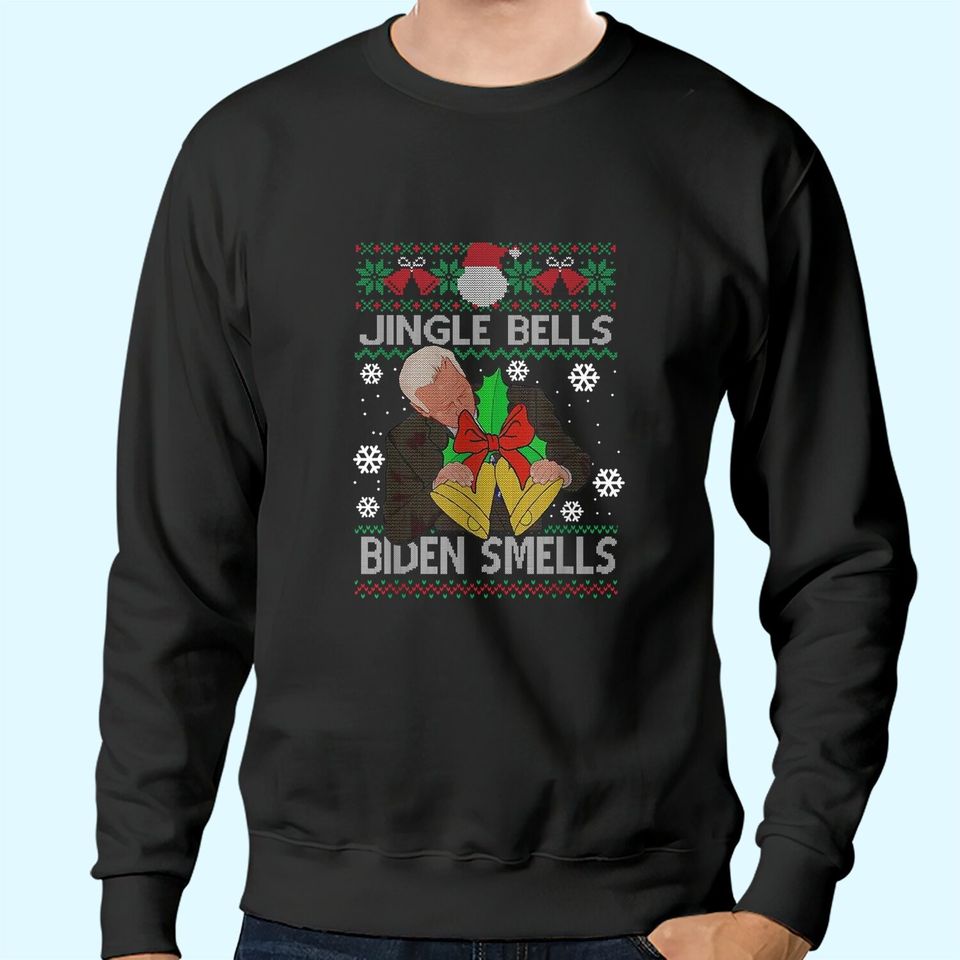 Santa Joe Biden Jingle Bells Sweatshirts