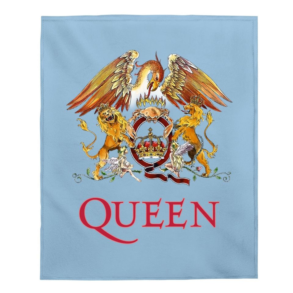 Queen Classic Crest Rock Band Baby Blanket