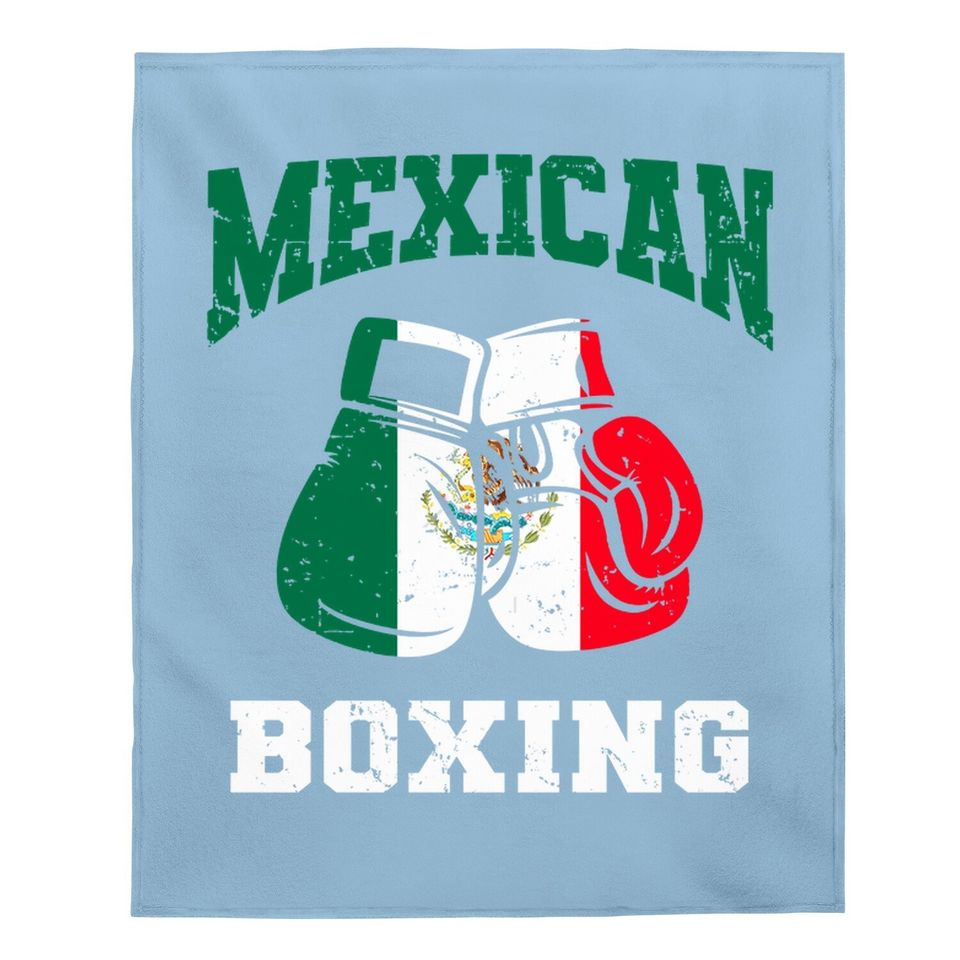 Mexican Style Boxing Baby Blanket