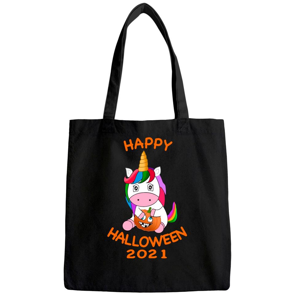 Halloween Unicorn Tote Bag