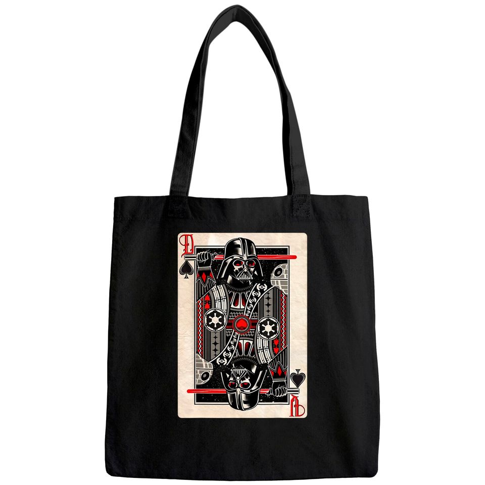 Darth Vader King of Spades Graphic Tote Bag