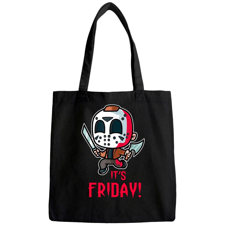 Horror Movie Characters Spooky Friday Halloween Tote Bag
