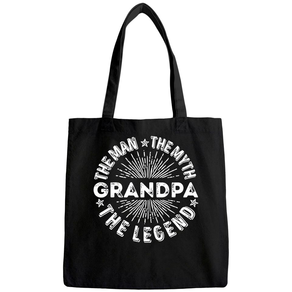 The Man The Myth The Legend Grandpa Tote Bag