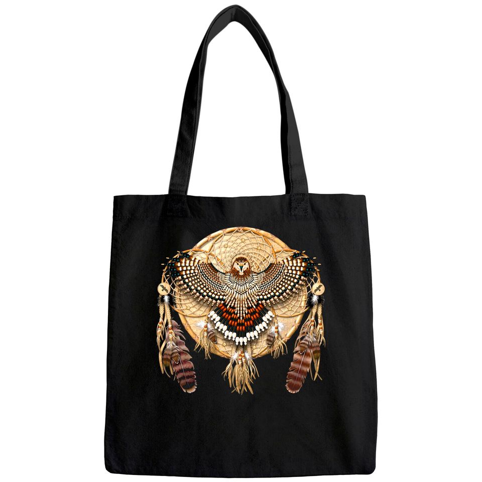 Red-Tail Hawk Dreamcatcher Mandala Classic Tote Bag