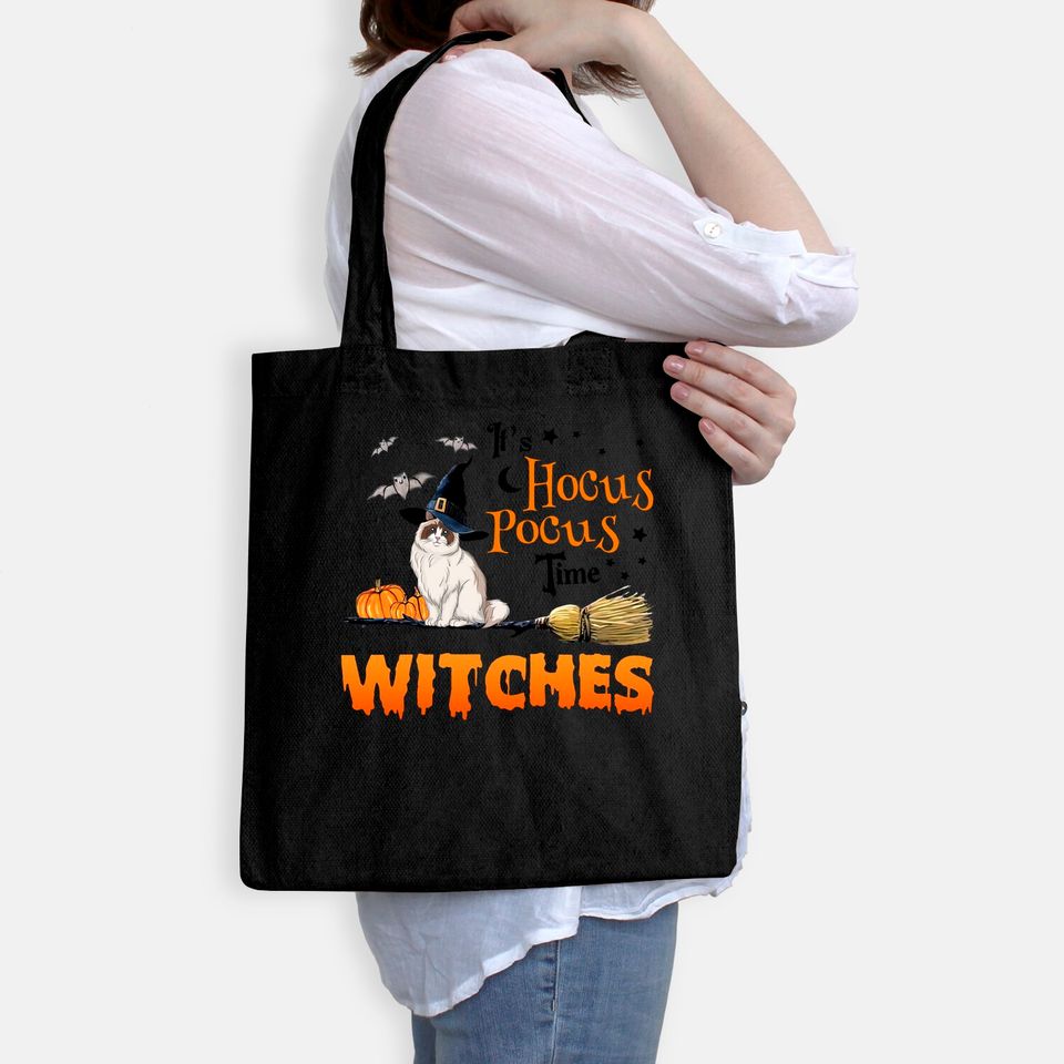 Hocus Pocus Time Wiches Cat Classic Tote Bag