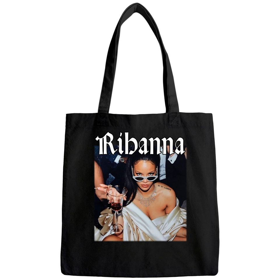 Rihanna Singer Tote Bag