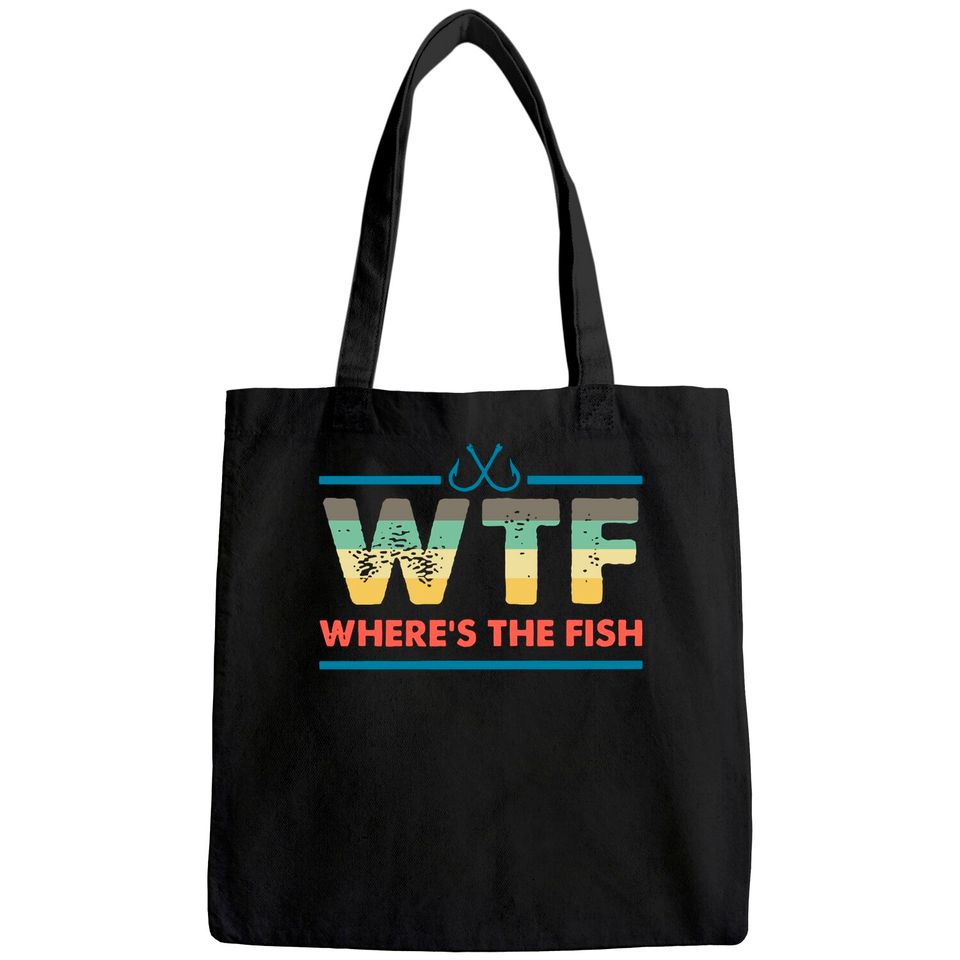 WTF Where's The Fish Tote Bag