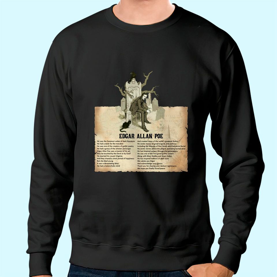 Edgar Allan Poe Sweatshirt