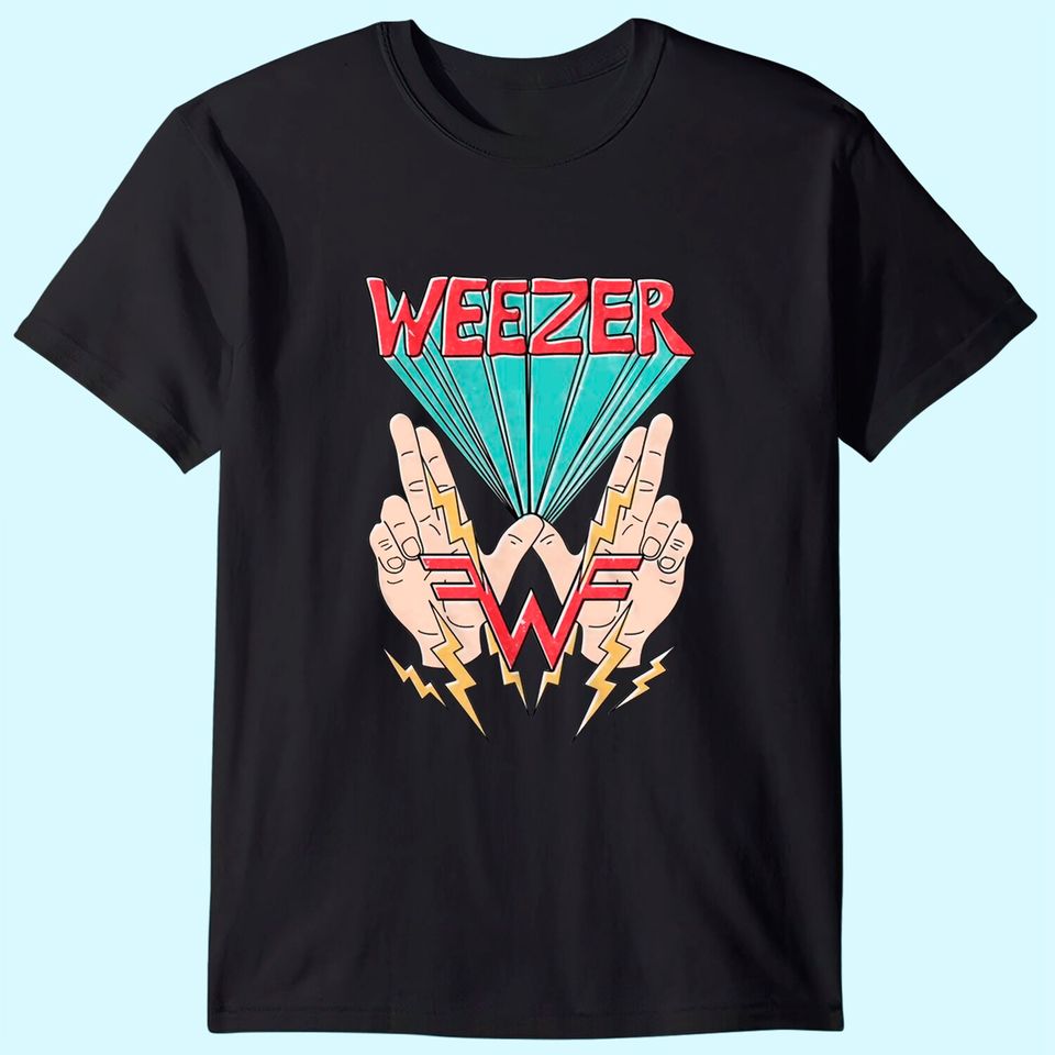 Weezer W Hand Logo T Shirts