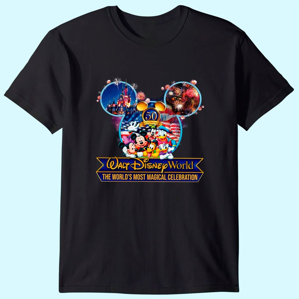 Walt Disney World 50th Anniversary Merch T Shirt