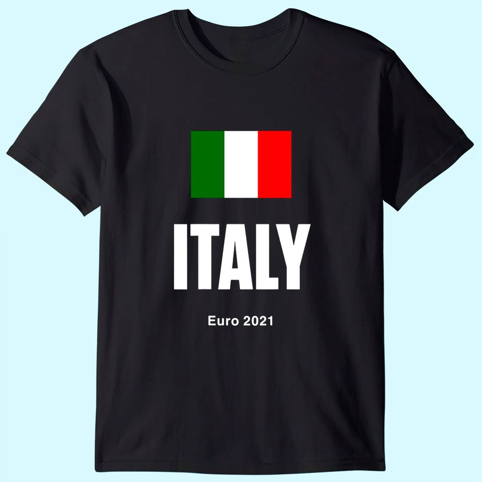 Euro 2021 Men's T Shirt Italy Double Sided Team Flag