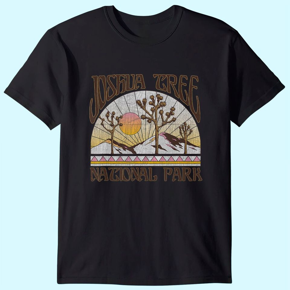 Vintage Joshua Tree National Park Retro Outdoor Camping Hike T-Shirt
