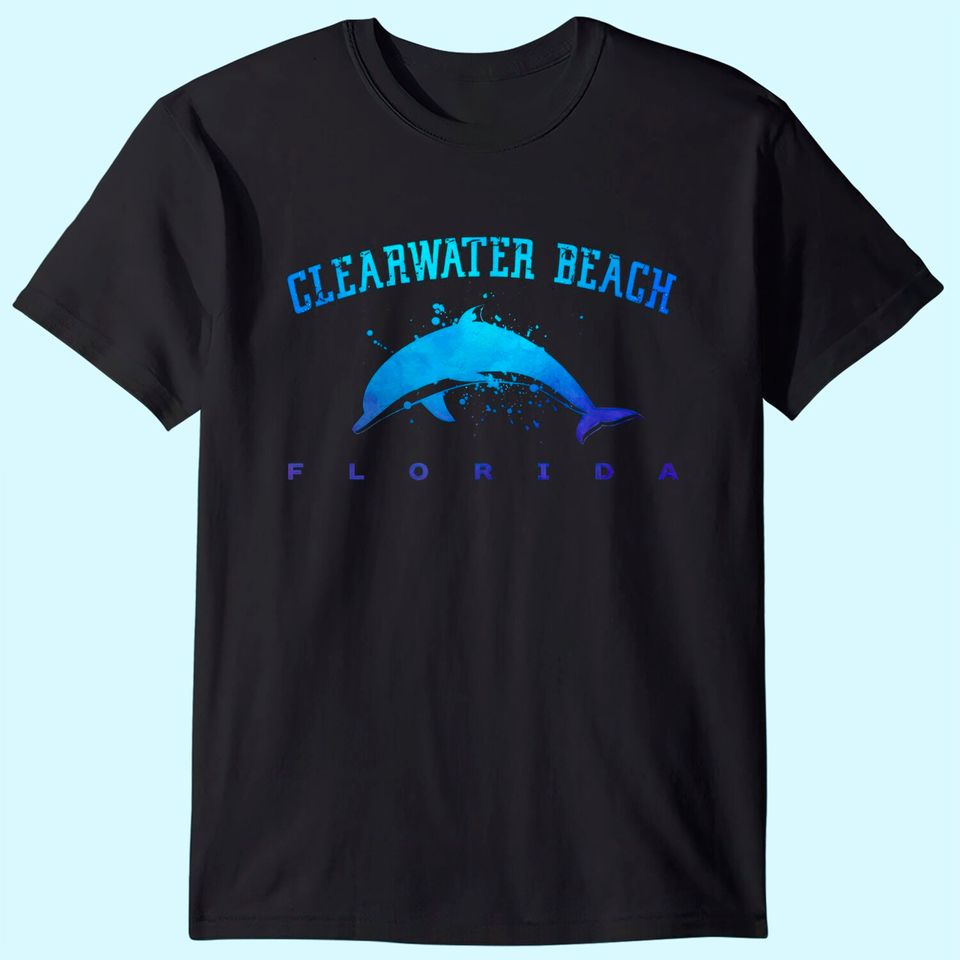 Clearwater Beach Florida Dolphin Lover Scuba Diving Vacation T Shirt