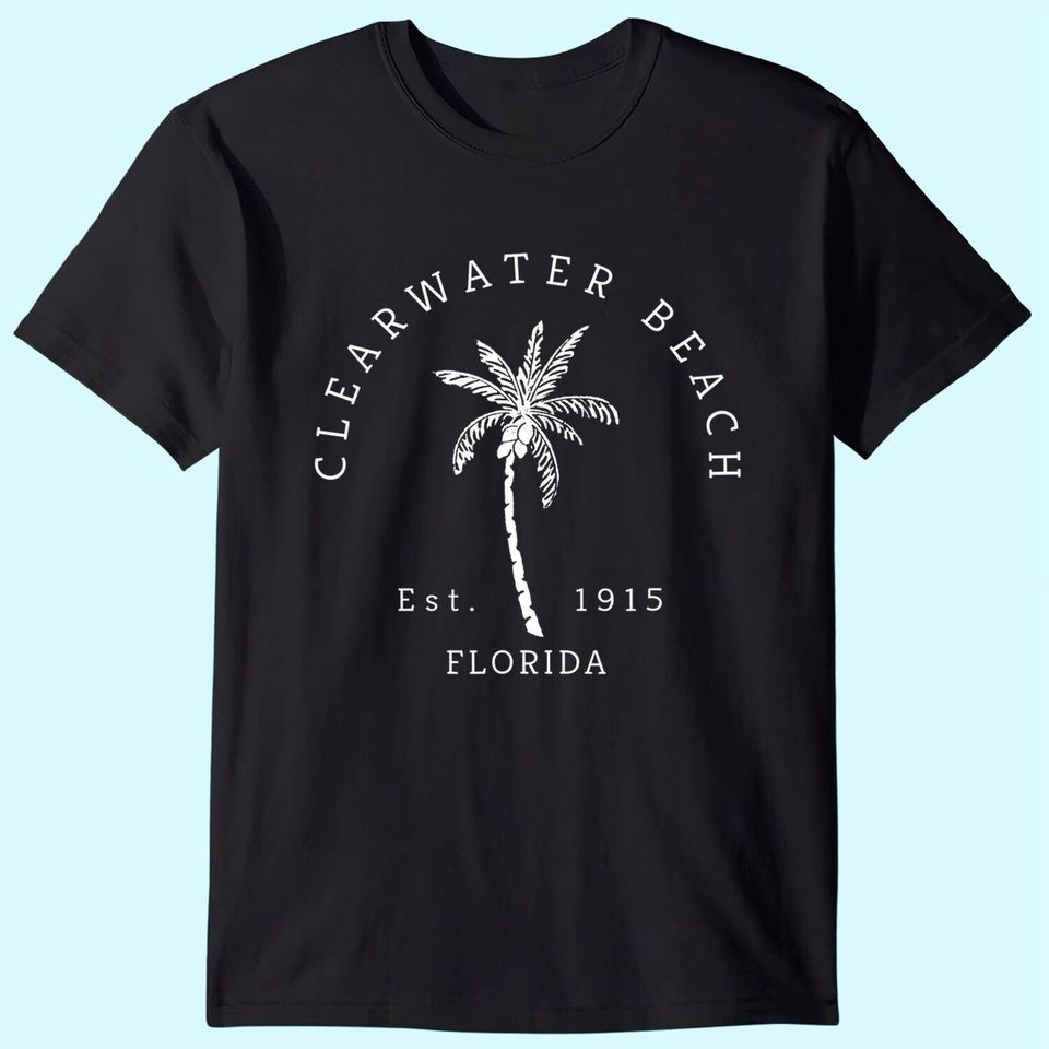 Retro Cool Clearwater Beach Mens Womens Florida T Shirt