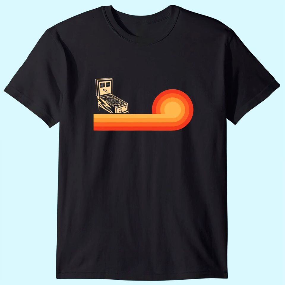 Classic Retro Pinball Shirt For Men Vintage Arcade Gifts T-Shirt