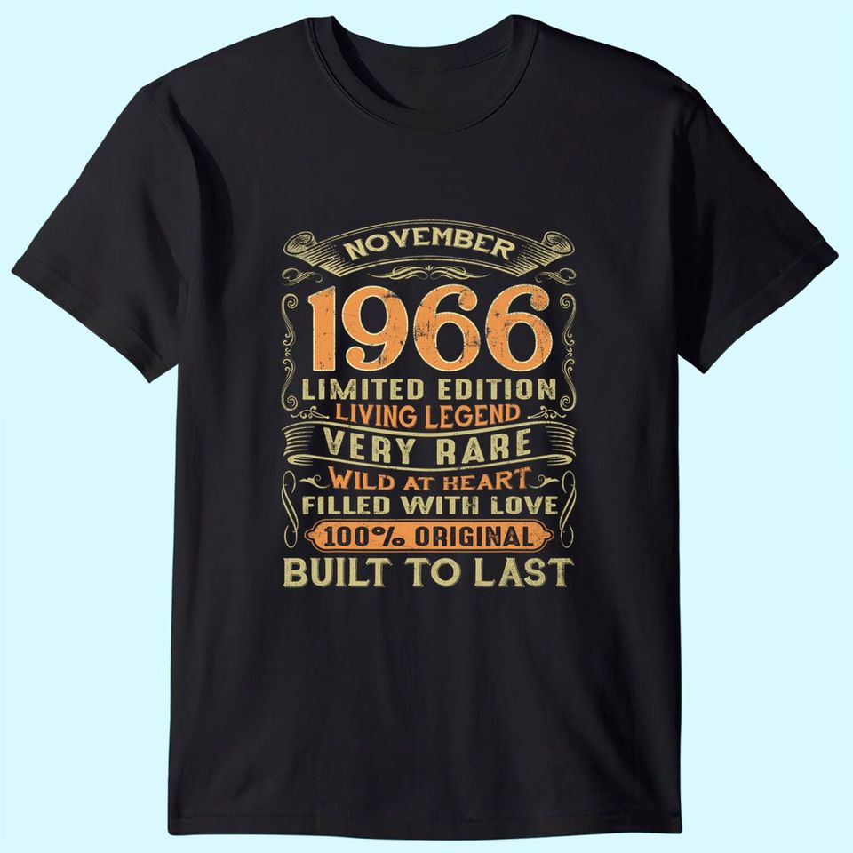 Vintage 55 Years Old June 1966 T Shirt
