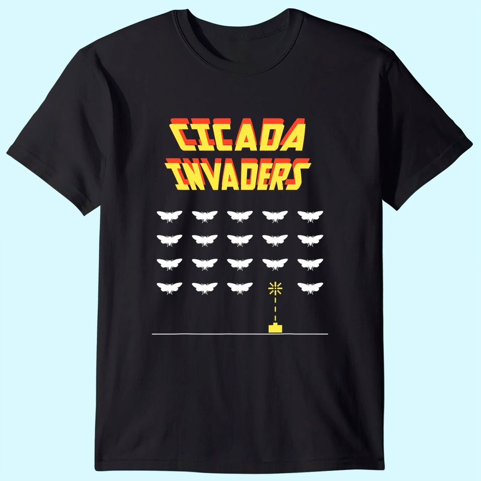 Men's T Shirt Cicada Invaders