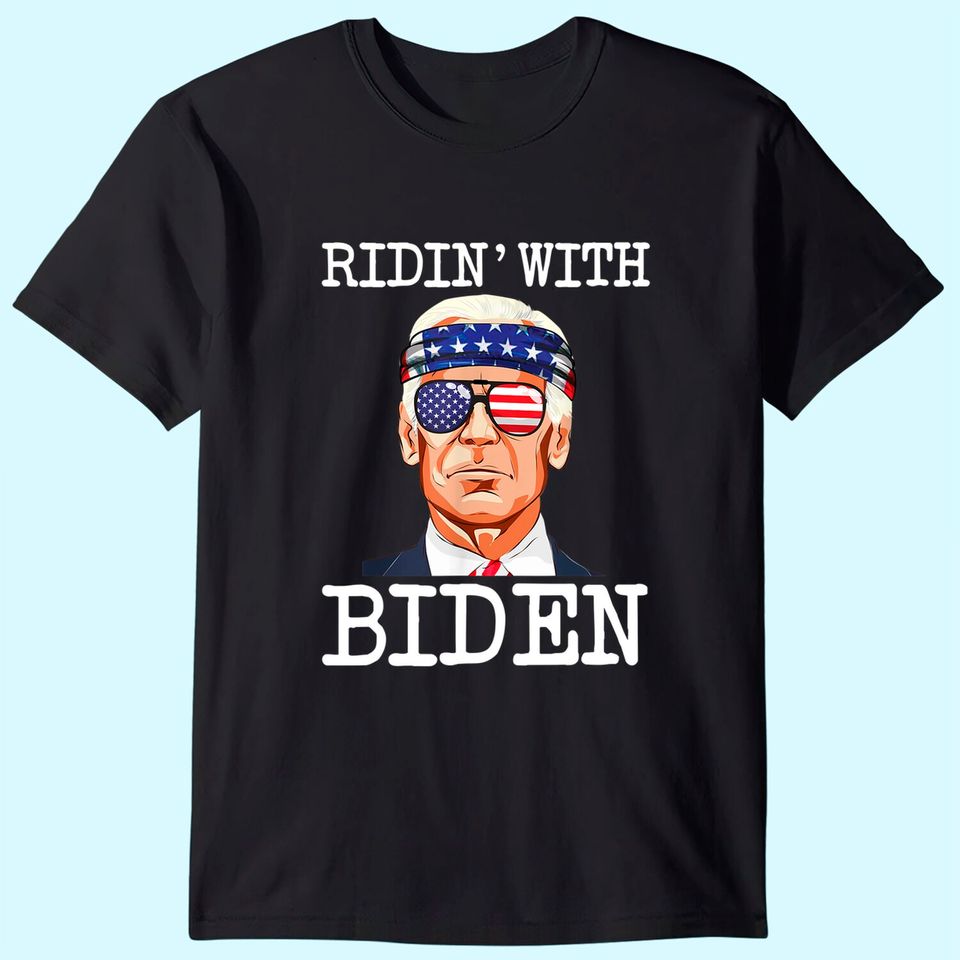 Ridin With Biden Vote Pro Joe Biden For President 2020 T-Shirt