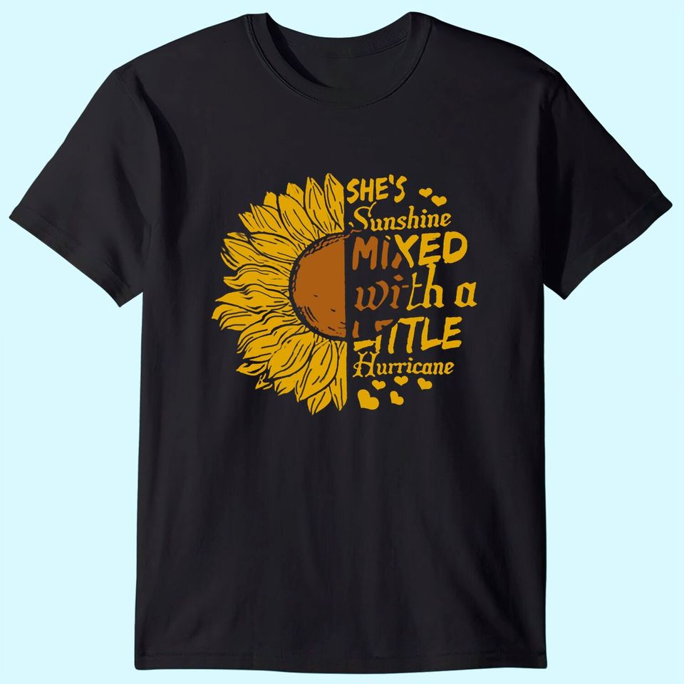 Cicy Bell Cute Sunflower Graphic T-Shirts