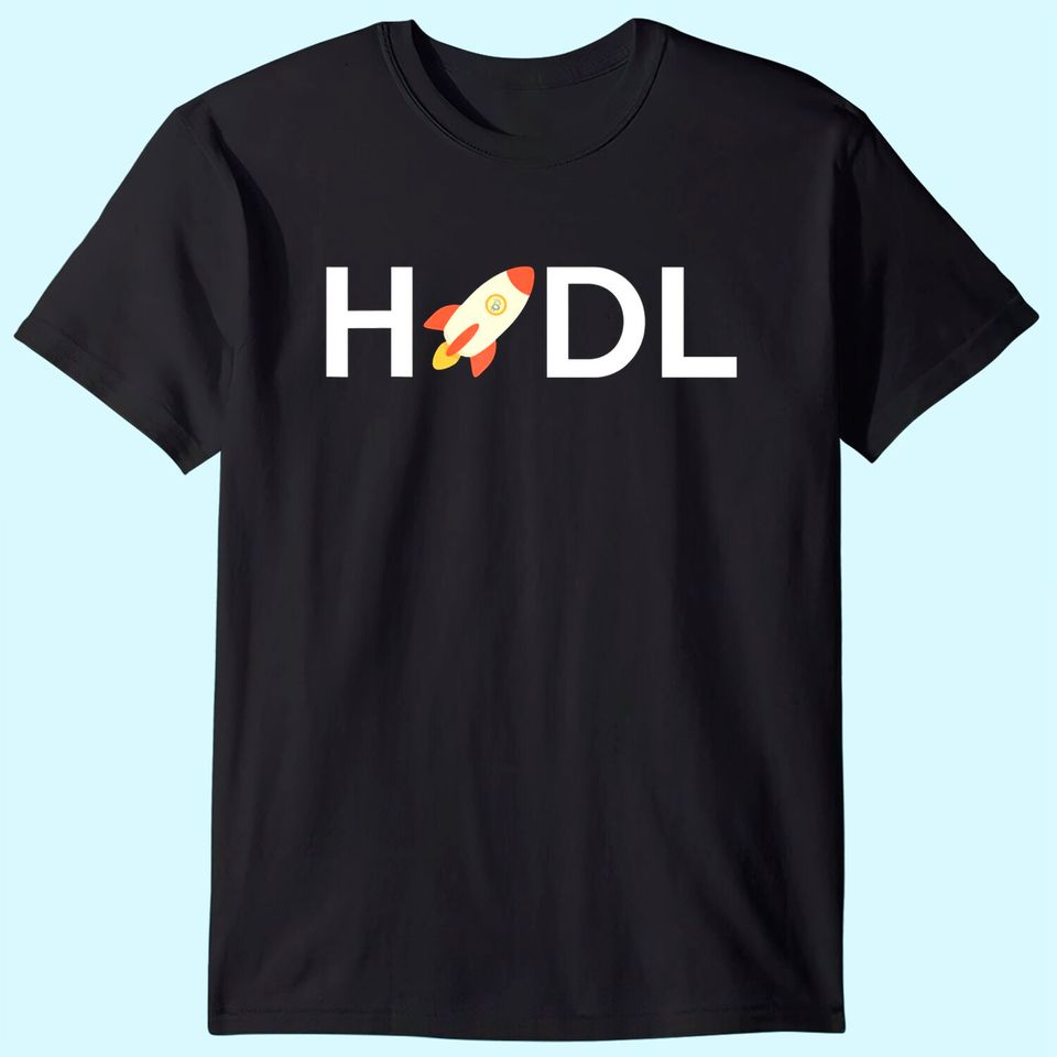 Funny HODL Bitcoin Dogecoin Shiba Inu Cryptocurrency T-Shirt T-Shirt