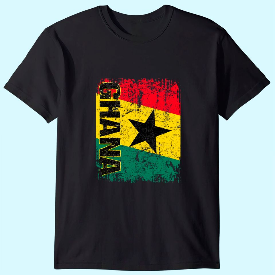 GHANA Flag Vintage T-Shirt