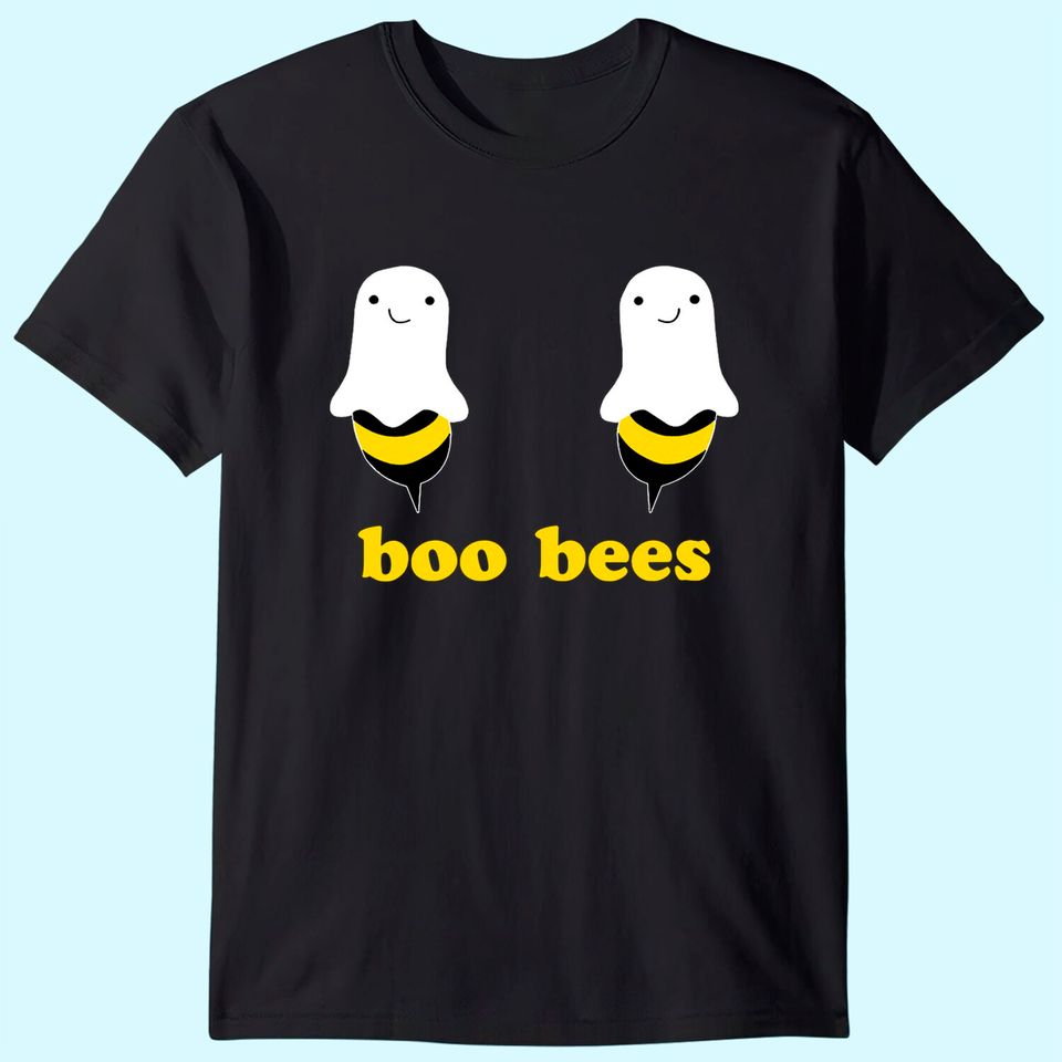 Boo Bees Shirt Couples Halloween Costume V-Neck T-Shirt