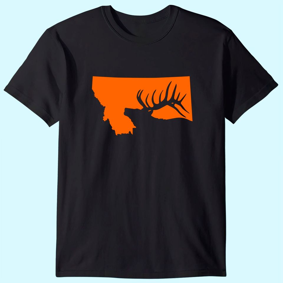 Montana Elk Hunting T Shirt