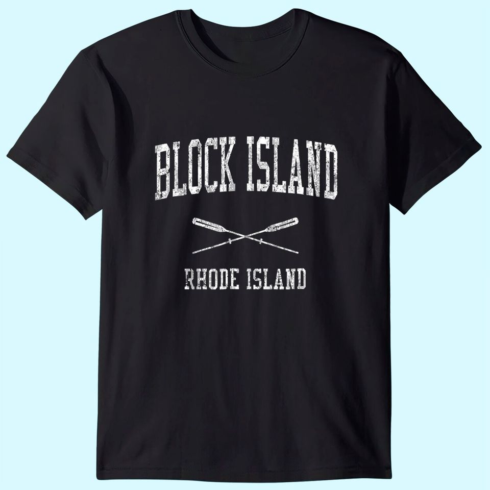Block Island Rhode Island RI Vintage Nautical T Shirt