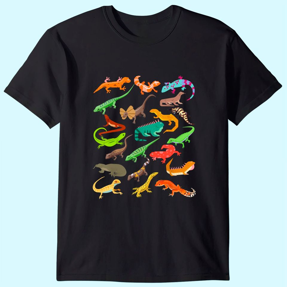 kids lizard collage T-Shirt