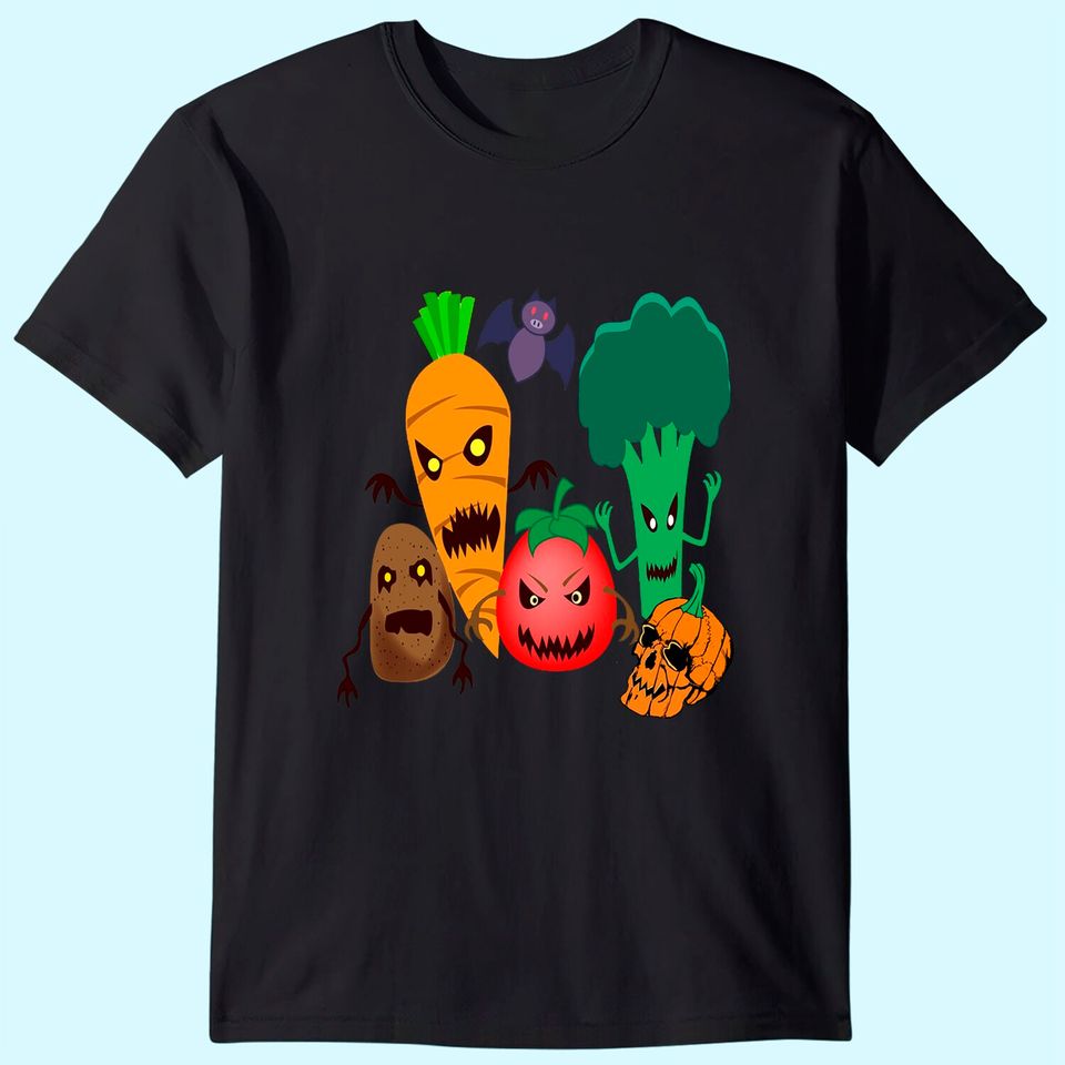Scary Halloween Vegetables Classic T-Shirt