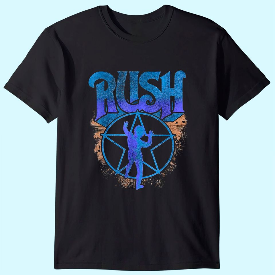Graphic Rush Tee music band Love Starman T-Shirt