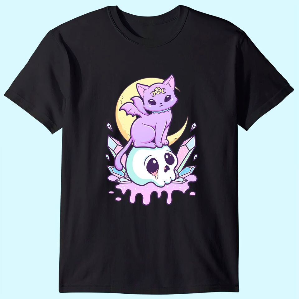 Kawaii Pastel Goth Cute Creepy Witchy T Shirt