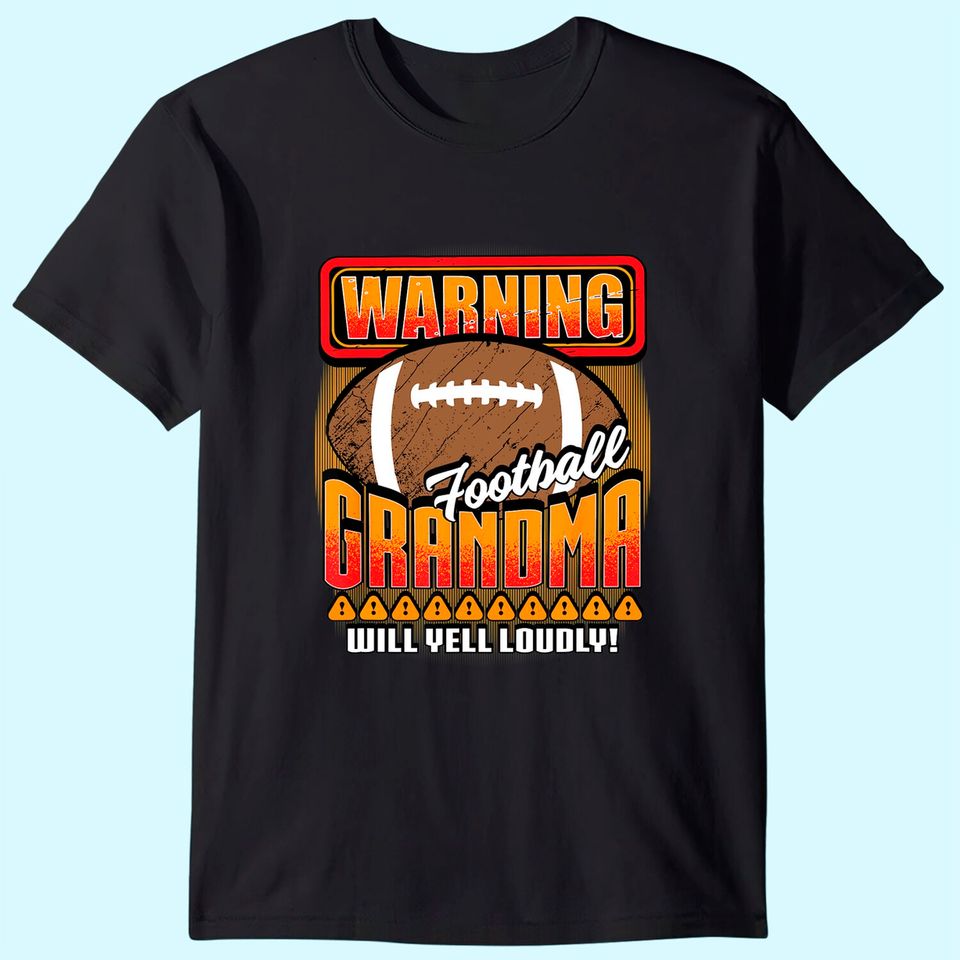 Football Grandma T Shirt