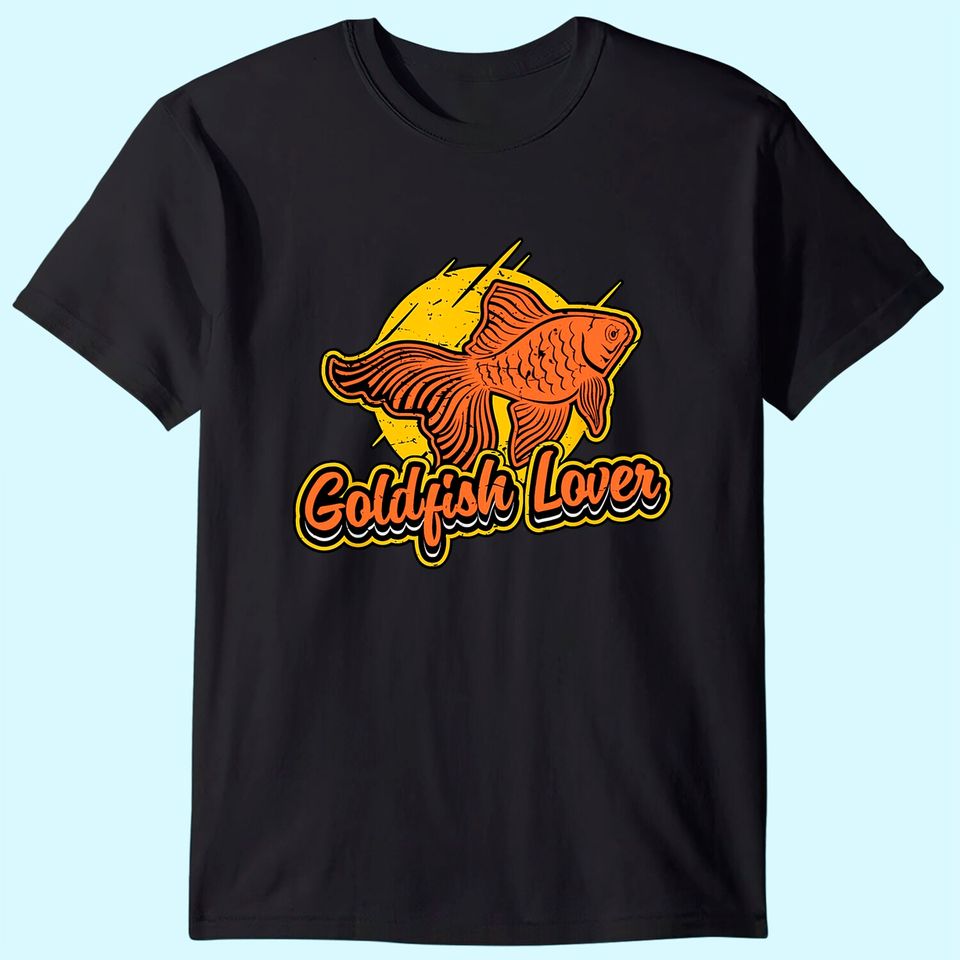 Goldfish Lover Cute Aquarium Vintage T-Shirt