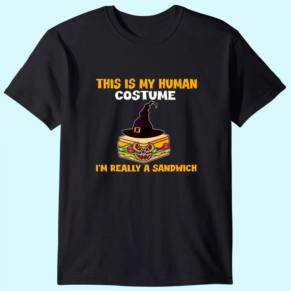 Spooky Sandwich Halloween Costume T-Shirt