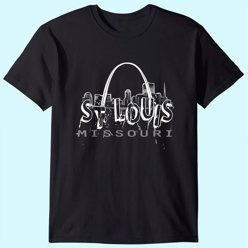 St Louis Missouri Gateway Arch Graffiti T Shirt