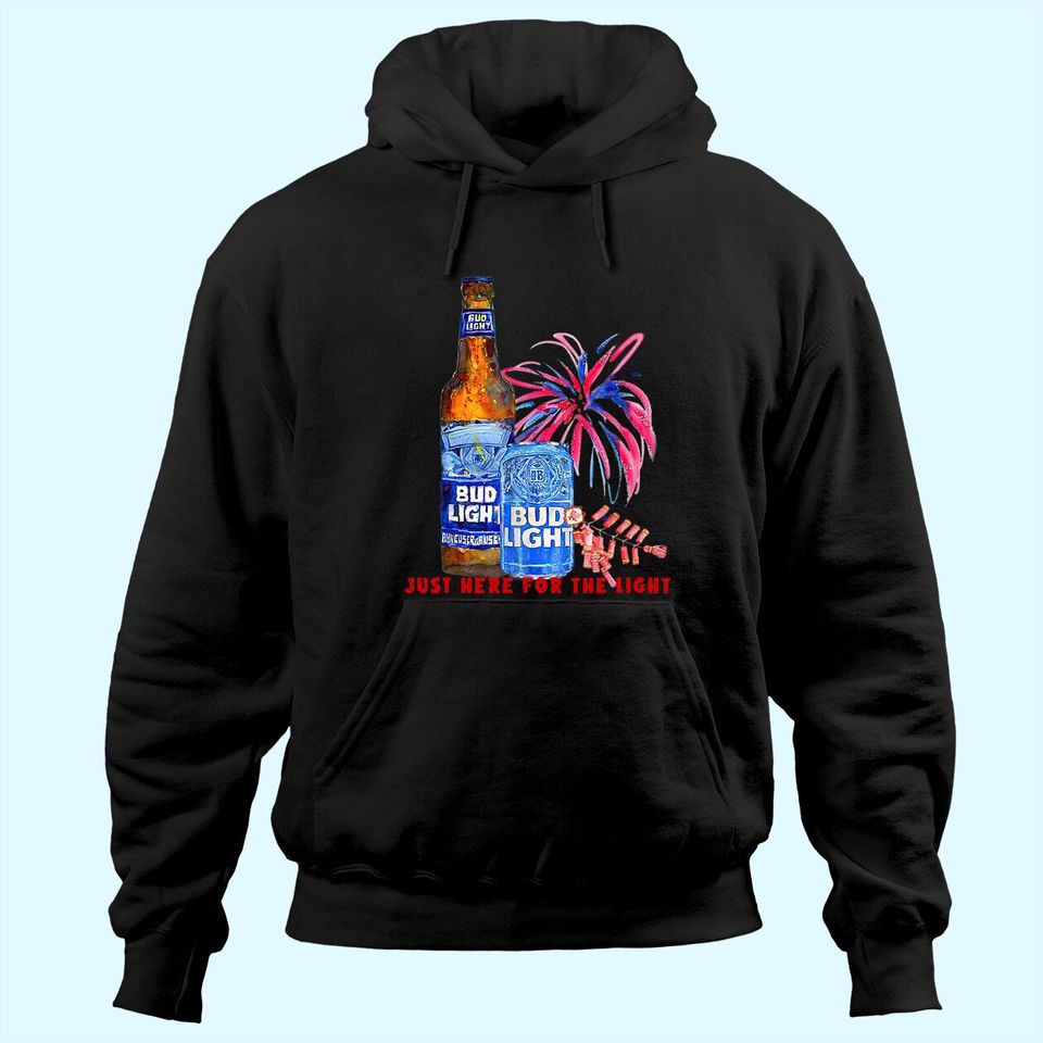 Just Here For The Light Bud Light Hoodie