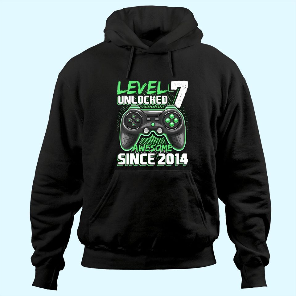 Level 7 Unlocked Awesome Video Game Gift Hoodie