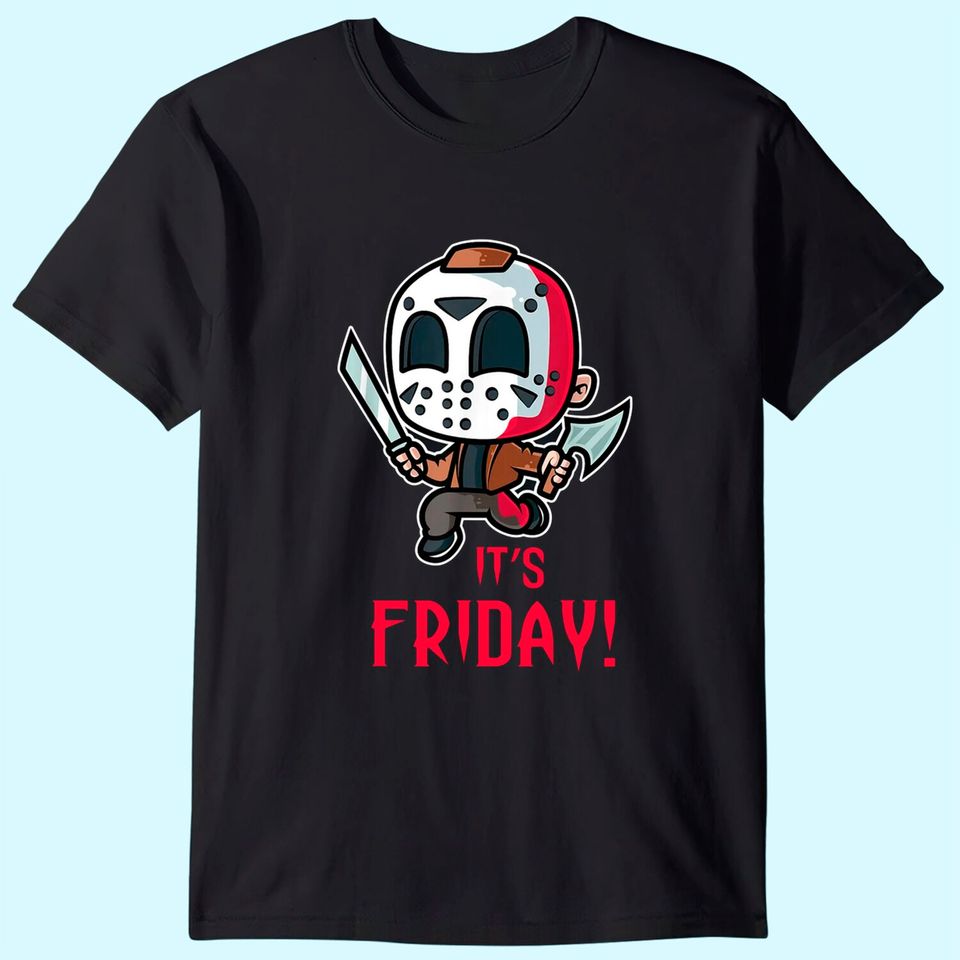 Horror Movie Characters Spooky Friday Halloween T-Shirt