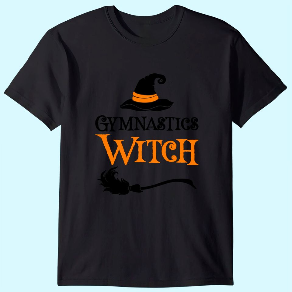 Gymnastics Witch Halloween Costume T Shirt