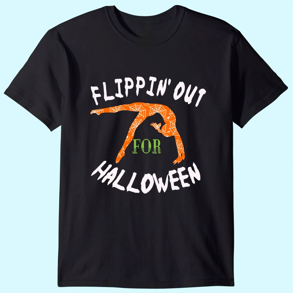 Girls Flipping out For Halloween Gymnastics T Shirt
