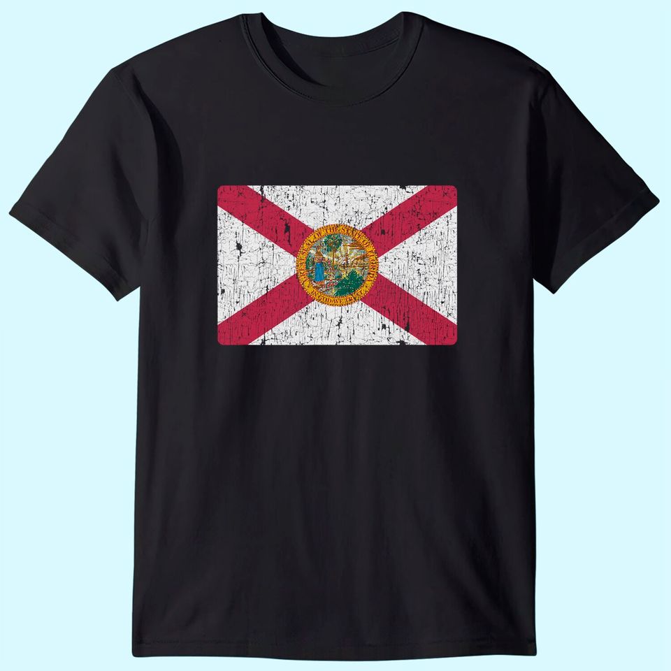 Vintage Florida Flag Retro FL Shirt Souvenir T Shirt