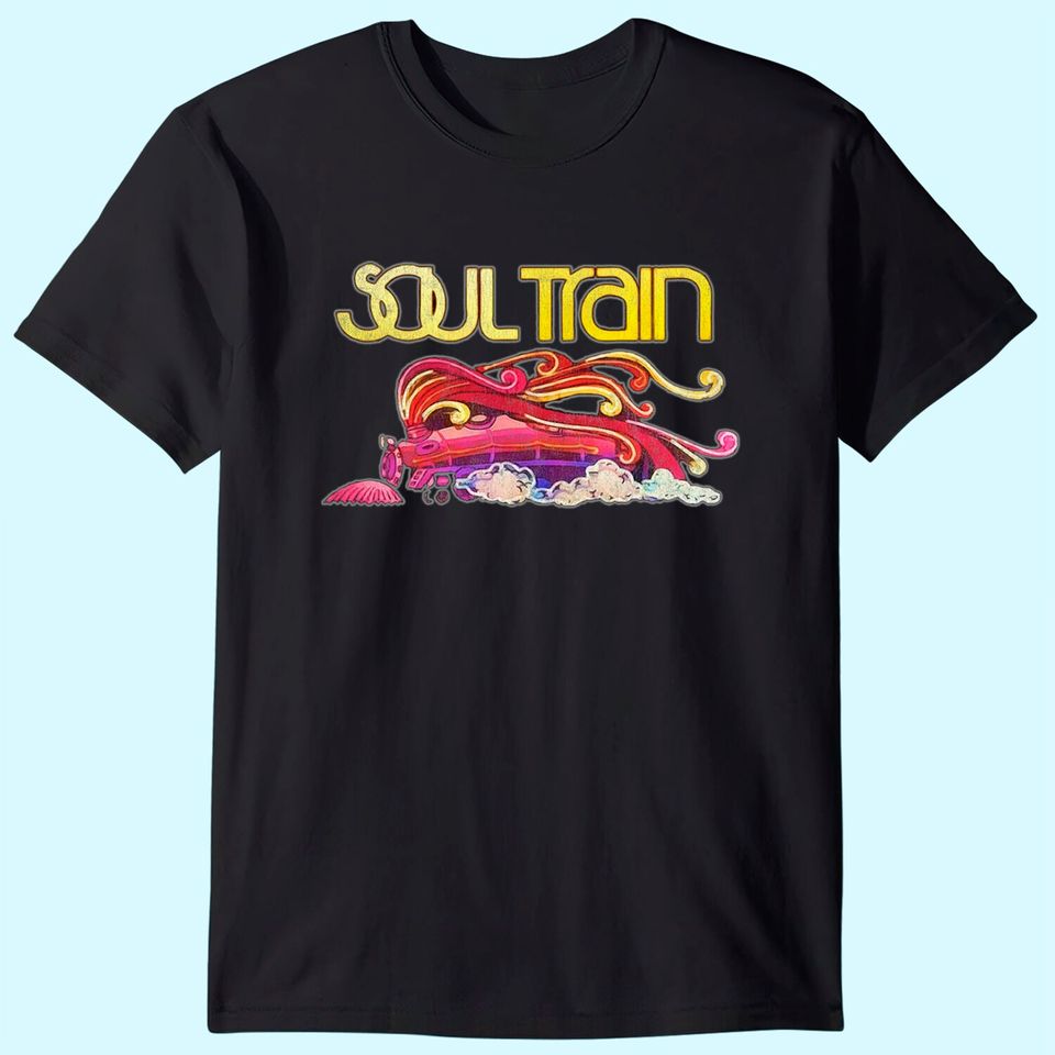 JIANGMUYA Men's Soul Train Art Logo T Shirt