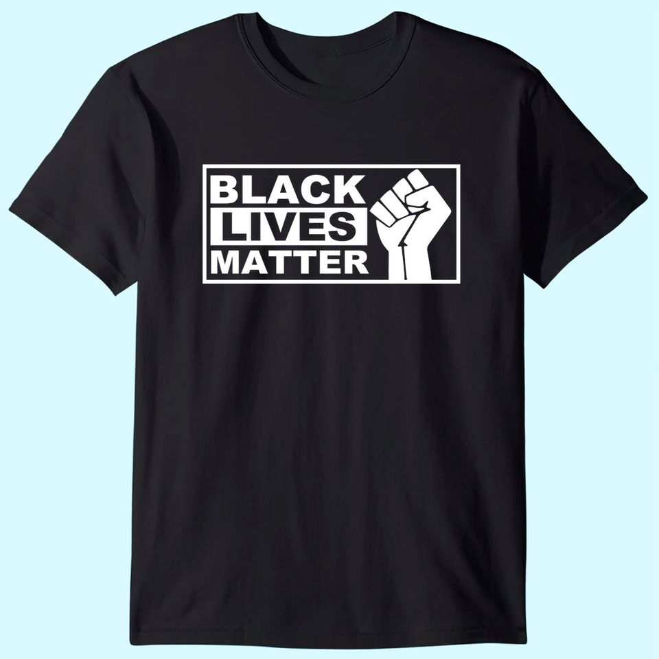 Women Black Lives Matter Shirt BLM Black History Power Pride T-Shirt