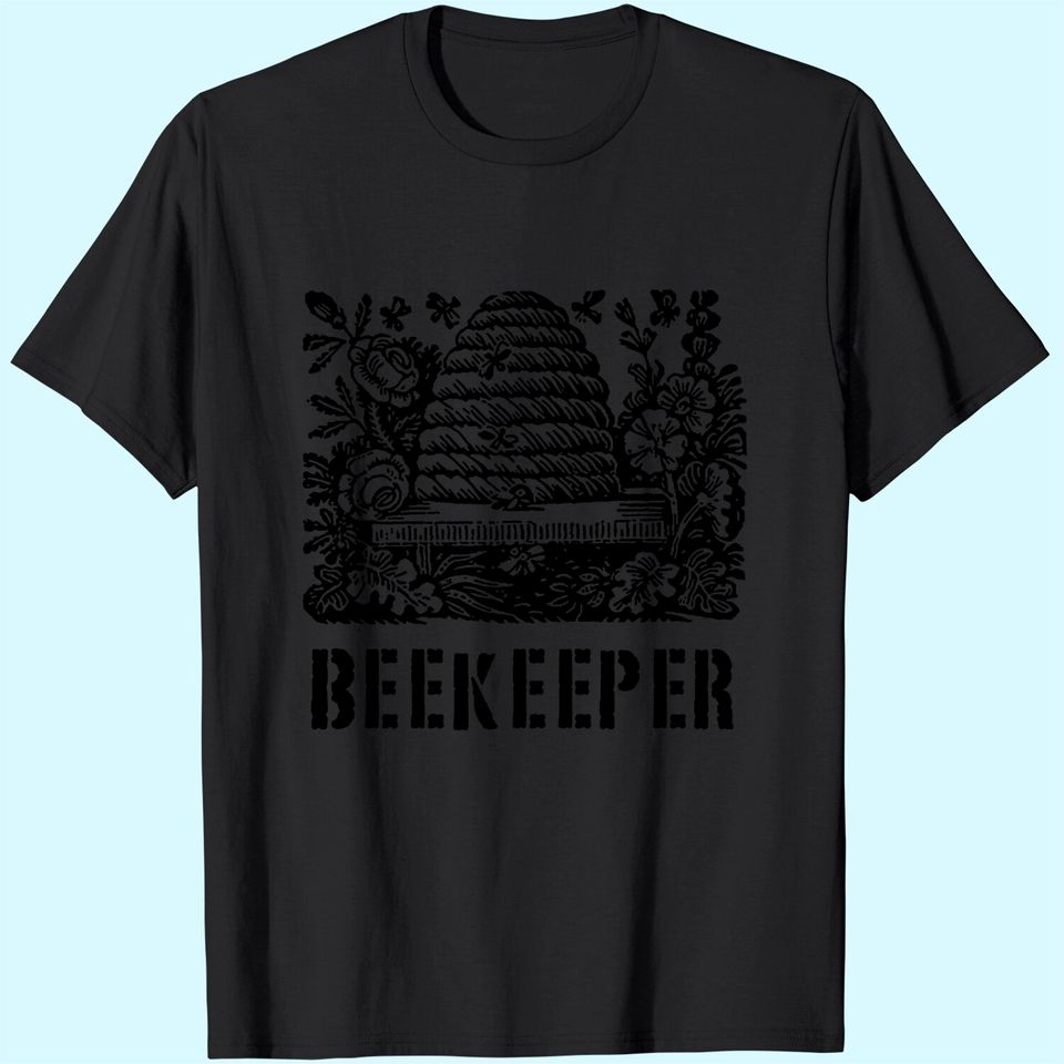 Vintage Bee Beekeeper Hive Mens T Shirt
