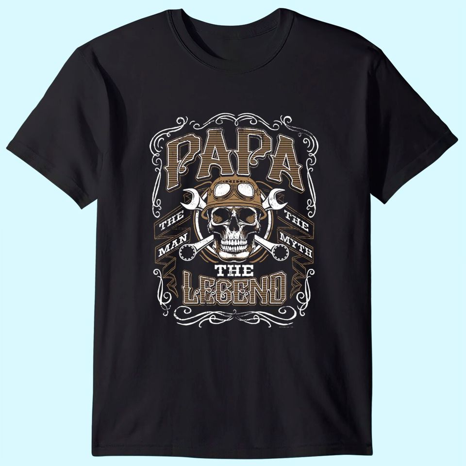 Papa The Man The Myth The Legend - Mens Graphic Tees