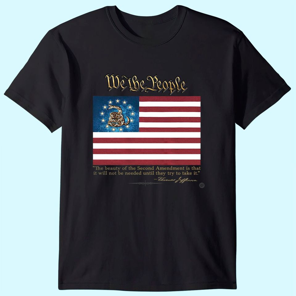 Erazor Bits Second Amendment Tshirts for Men | 2nd Amendment We The People T Shirt RN2366