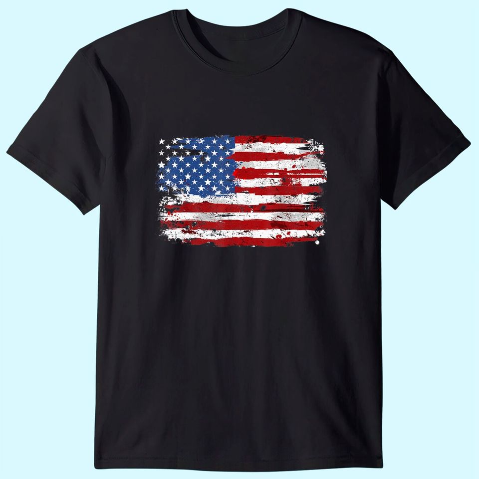 American Flag USA United States of America US 4th of July T-Shirt